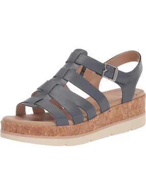 Dr. Scholls Women's Only You Oxide Blue Smooth Sandal 10M